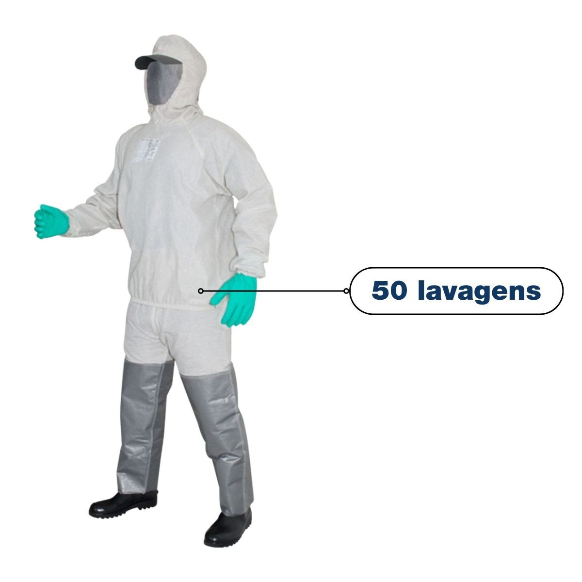 Conjunto Epi Para Pulverização Costal - Imagem 3